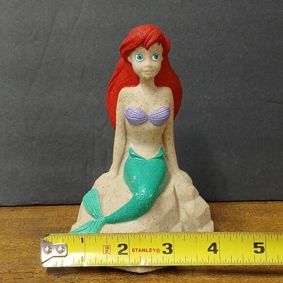 Disney Little Mermaid Ariel 1990  Mr. Sandman Statue Sand Sculpture Figurine - Picture 9 of 10